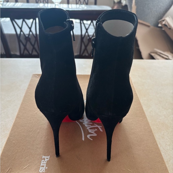 Christian Louboutin Black Heeled Boots - Picture 2 of 4